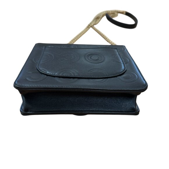 Chanel Black Coco embossed mini square - Picture 5 of 7
